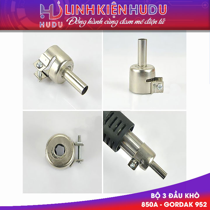 Bộ 3 đầu khò 850A Gordak 952